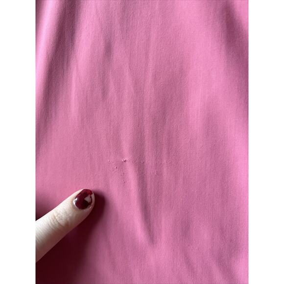 Lululemon Tank Top Medium 8 Mesh Panel Wide Strap Stretchy Salmon Pink Athletic - Picture 8 of 16